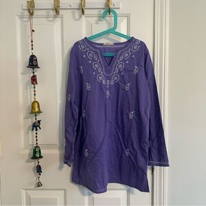 Lands’ End Kids- Purple Tunic/Cover Up